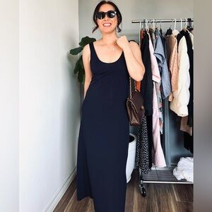 Lauren Ralph Lauren Navy MIDI Dress